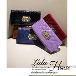 กระเป๋าสตางค์ Luluhouse รุ่นL55-03bllared/La กระเป๋าสตางค์สวยสไตล์เกาหลีนำเข้าจากเจ้าของแบรนด์100% 